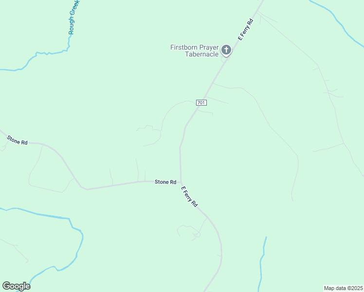 map of restaurants, bars, coffee shops, grocery stores, and more near 2490 East Ferry Road in Gladys