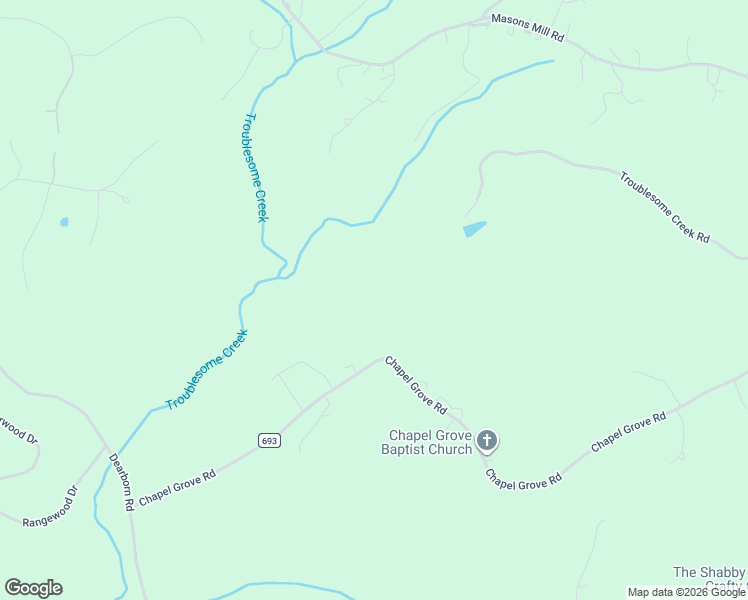 map of restaurants, bars, coffee shops, grocery stores, and more near 732 Chapel Grove Road in Evington