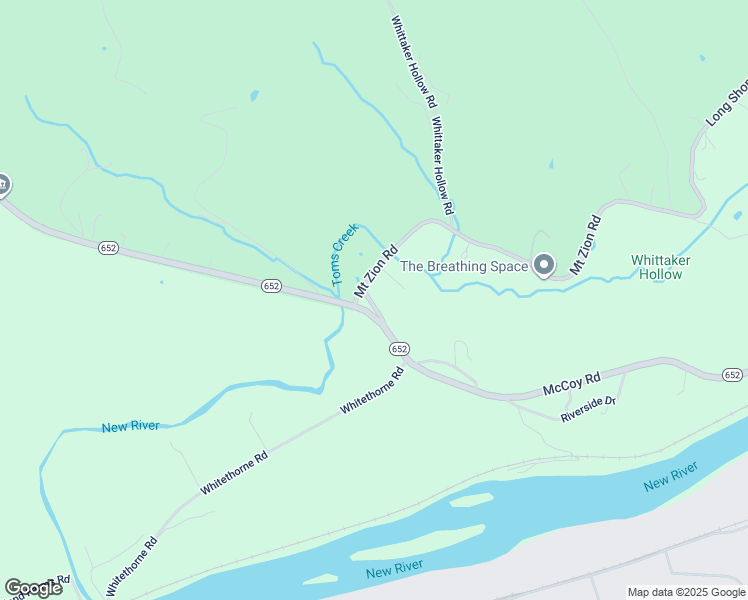 map of restaurants, bars, coffee shops, grocery stores, and more near 5040 McCoy Road in Blacksburg