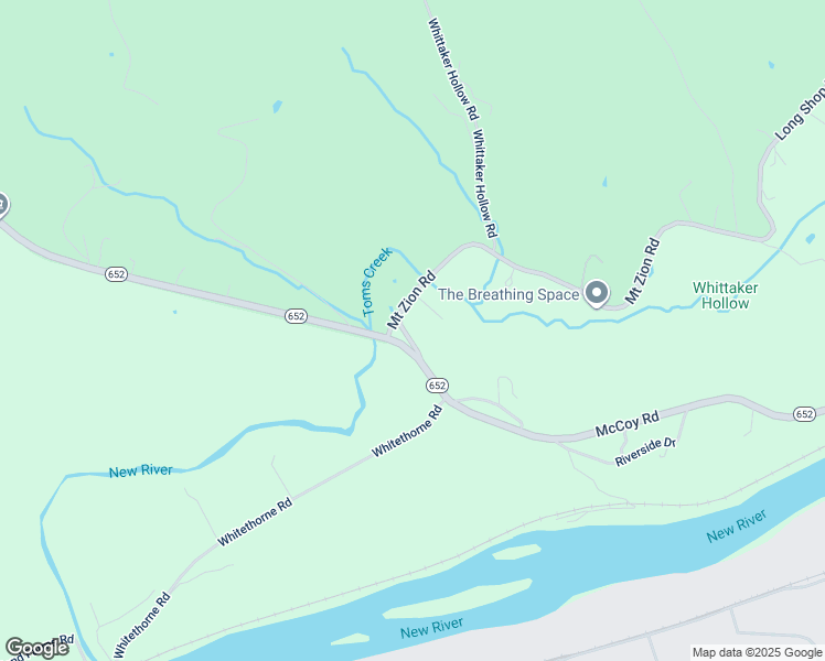 map of restaurants, bars, coffee shops, grocery stores, and more near 5040 McCoy Road in Blacksburg