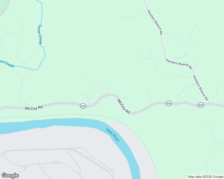 map of restaurants, bars, coffee shops, grocery stores, and more near 3874 McCoy Road in Blacksburg