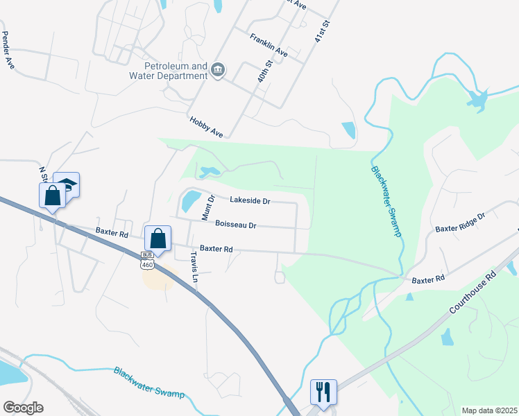 map of restaurants, bars, coffee shops, grocery stores, and more near 1570 Lakeside Drive in Prince George