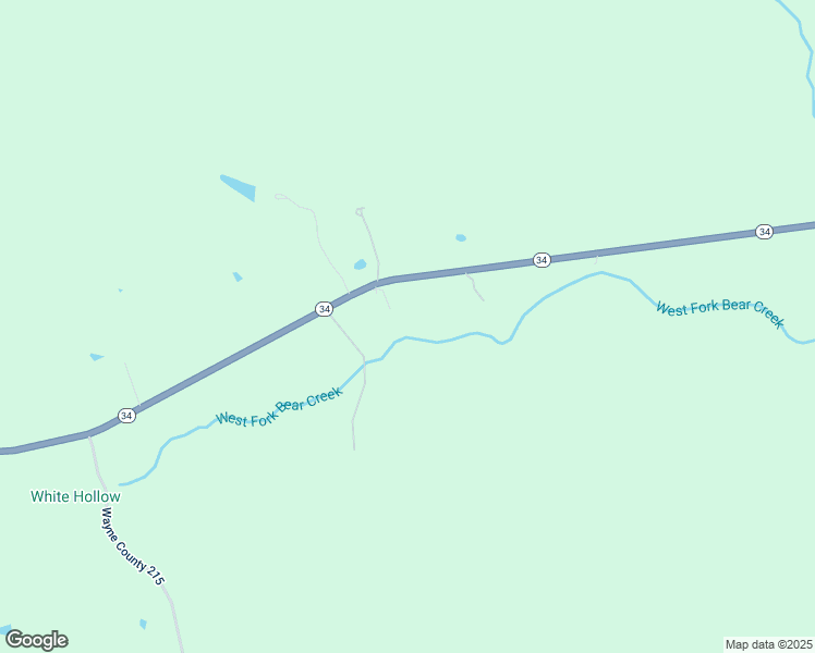 map of restaurants, bars, coffee shops, grocery stores, and more near Missouri 34 in Silva