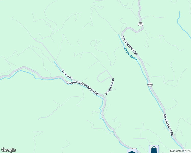 map of restaurants, bars, coffee shops, grocery stores, and more near 6570 Mill Run Circle in Roanoke