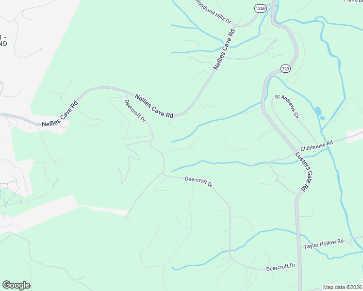 map of restaurants, bars, coffee shops, grocery stores, and more near 530 Wood Haven Court in Blacksburg