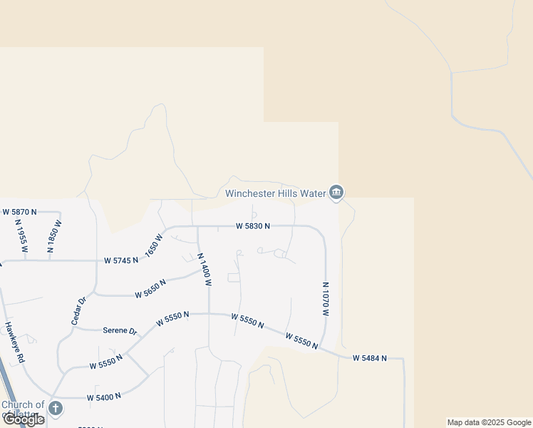 map of restaurants, bars, coffee shops, grocery stores, and more near 1240 West 5830 North in St. George