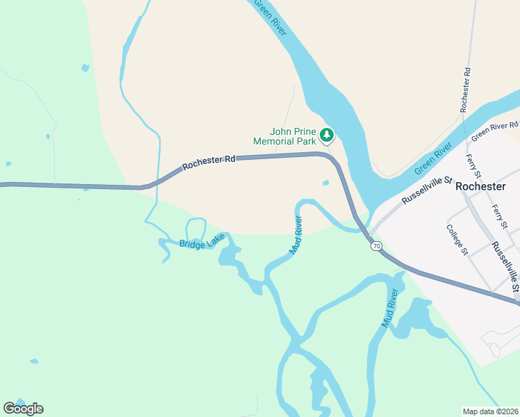 map of restaurants, bars, coffee shops, grocery stores, and more near Rochester Road in Muhlenberg County
