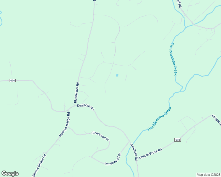 map of restaurants, bars, coffee shops, grocery stores, and more near 150 Baywood Court in Evington