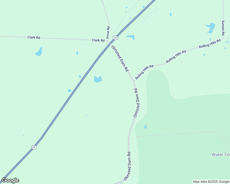 map of restaurants, bars, coffee shops, grocery stores, and more near 1427 Olmsted Dam Road in Pulaski County