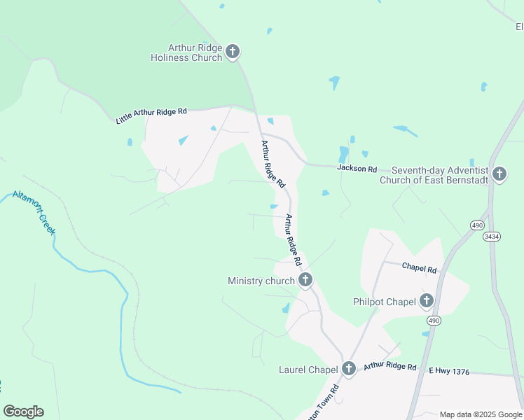 map of restaurants, bars, coffee shops, grocery stores, and more near 835 West Highway 1376 in East Bernstadt