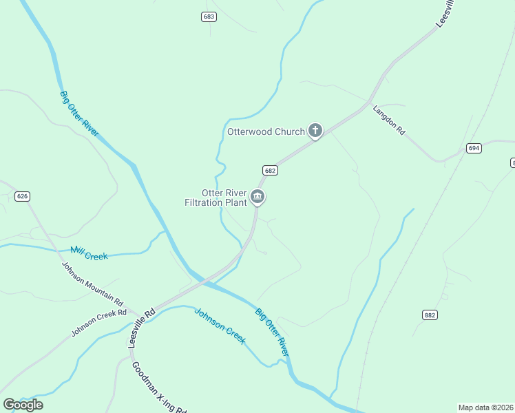 map of restaurants, bars, coffee shops, grocery stores, and more near 9625 Leesville Road in Evington