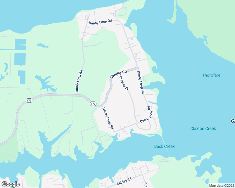 map of restaurants, bars, coffee shops, grocery stores, and more near 204 Middle Road in Yorktown