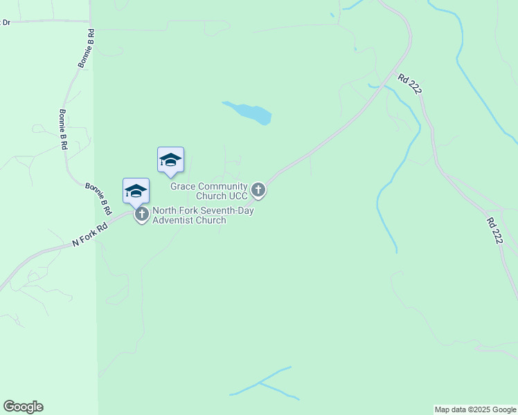 map of restaurants, bars, coffee shops, grocery stores, and more near 56446 Road 200 in North Fork