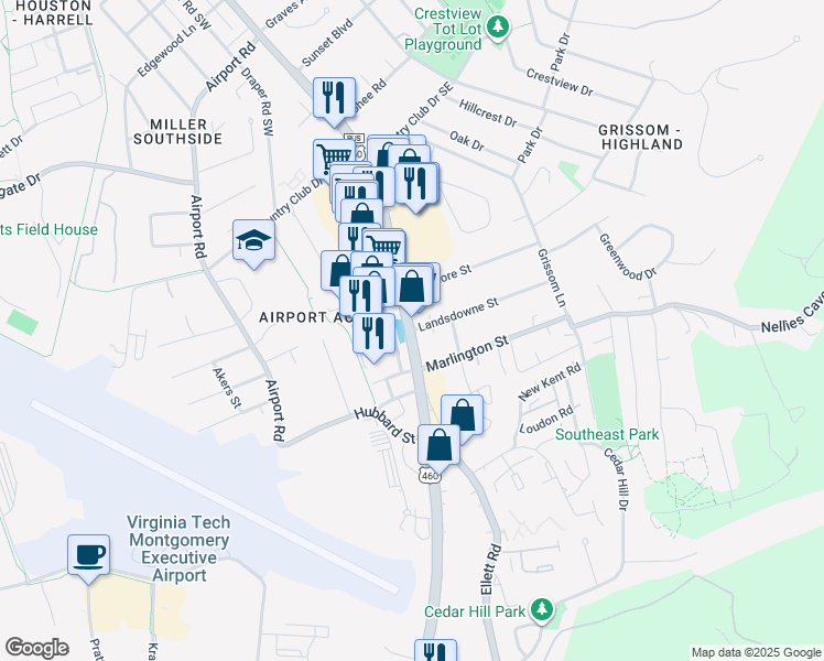 100 Landsdowne Street, Blacksburg VA Walk Score