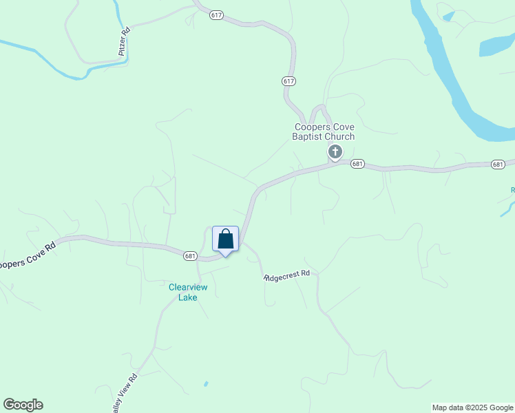 map of restaurants, bars, coffee shops, grocery stores, and more near 1556 Coopers Cove Road in Hardy