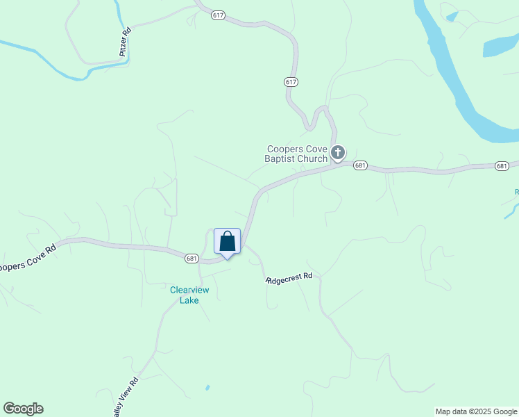 map of restaurants, bars, coffee shops, grocery stores, and more near 1556 Coopers Cove Road in Hardy