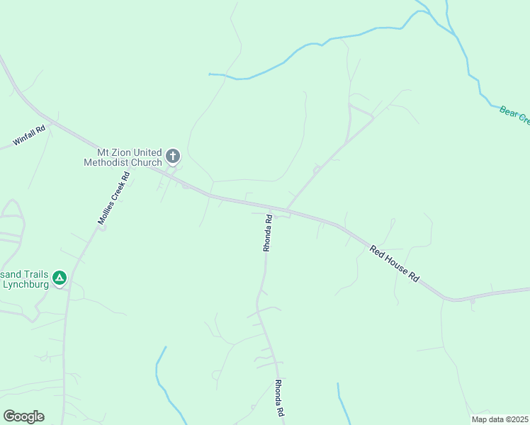 map of restaurants, bars, coffee shops, grocery stores, and more near 5996-6016 Red House Road in Rustburg