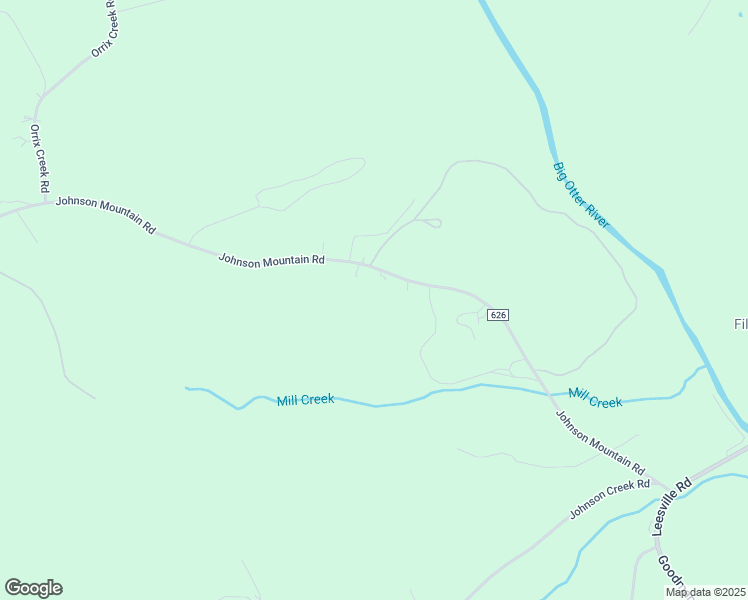 map of restaurants, bars, coffee shops, grocery stores, and more near 886 Johnson Mountain Road in Evington