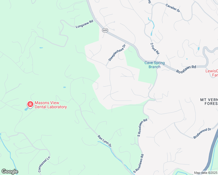 map of restaurants, bars, coffee shops, grocery stores, and more near 6202 Othello Circle in Roanoke