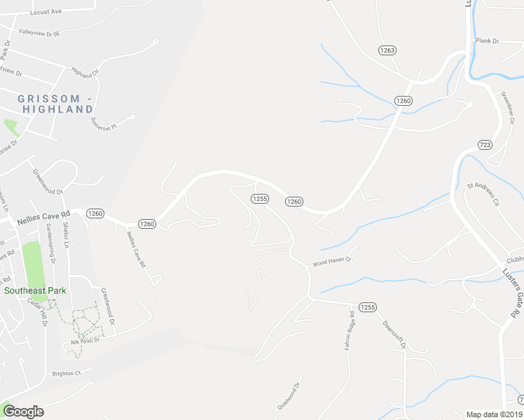 map of restaurants, bars, coffee shops, grocery stores, and more near 255 Deercroft Drive in Blacksburg