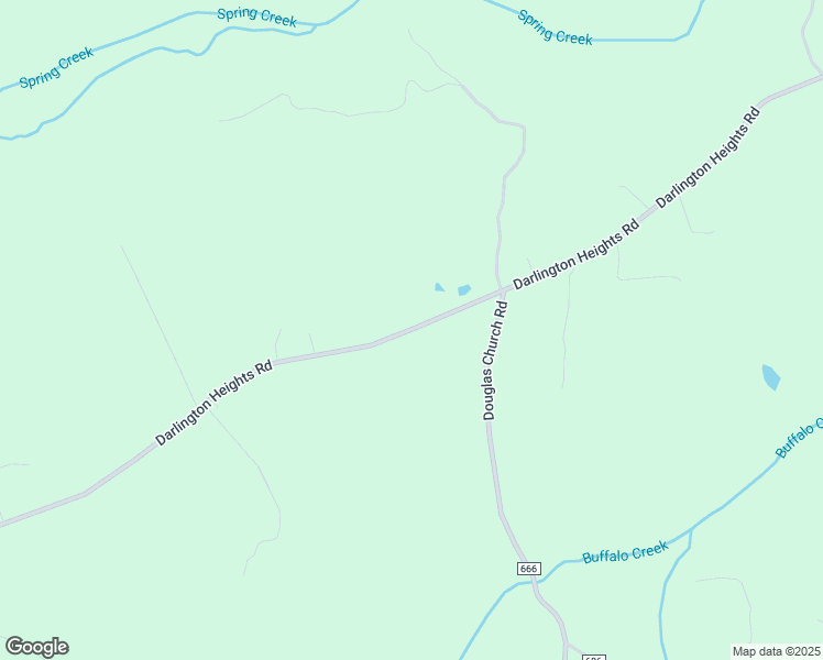 map of restaurants, bars, coffee shops, grocery stores, and more near Darlington Heights Road in Farmville