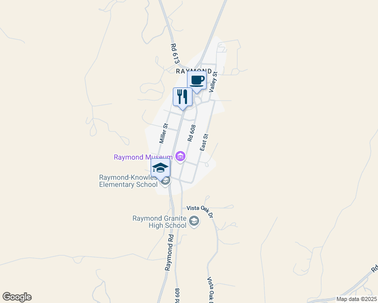 map of restaurants, bars, coffee shops, grocery stores, and more near 32011 Road 608 in Madera County
