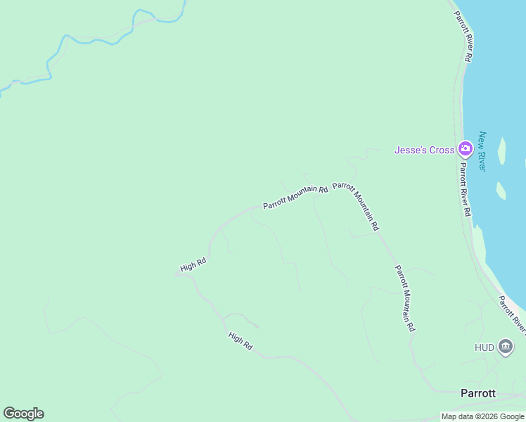 map of restaurants, bars, coffee shops, grocery stores, and more near 6612 Parrott Mountain Road in Parrott