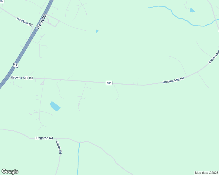 map of restaurants, bars, coffee shops, grocery stores, and more near 4914 Browns Mill Road in Rustburg