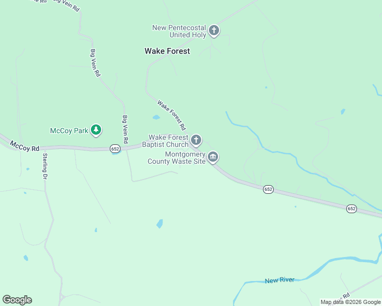 map of restaurants, bars, coffee shops, grocery stores, and more near 5360-5370 McCoy Road in Blacksburg