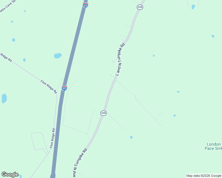 map of restaurants, bars, coffee shops, grocery stores, and more near 2934 L and North Turnpike Road in Horse Cave