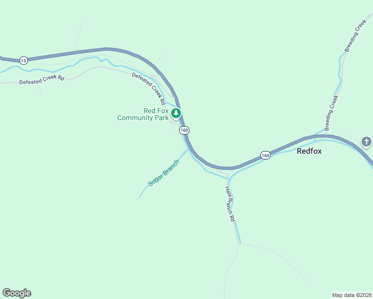 map of restaurants, bars, coffee shops, grocery stores, and more near 138-224 Old U.S. 15 Loop in Redfox