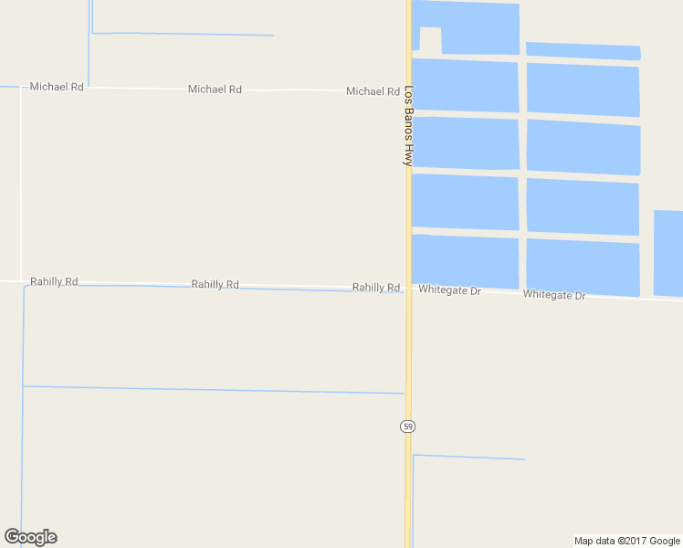 map of restaurants, bars, coffee shops, grocery stores, and more near 170 Rahilly Road in Merced