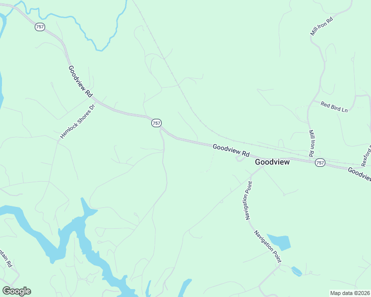 map of restaurants, bars, coffee shops, grocery stores, and more near 7089 Goodview Road in Goodview