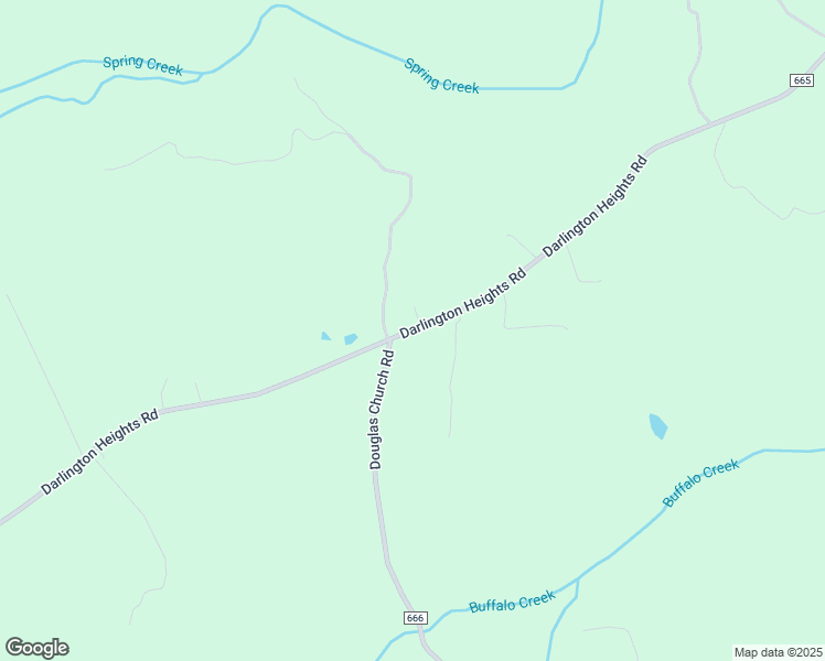 map of restaurants, bars, coffee shops, grocery stores, and more near Darlington Heights Road in Farmville