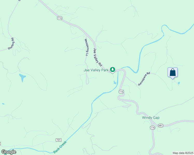 map of restaurants, bars, coffee shops, grocery stores, and more near 3920 Whispering Lane in Roanoke