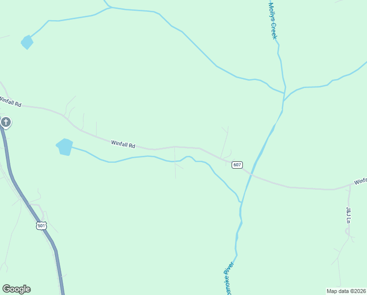 map of restaurants, bars, coffee shops, grocery stores, and more near 977 Winfall Road in Gladys