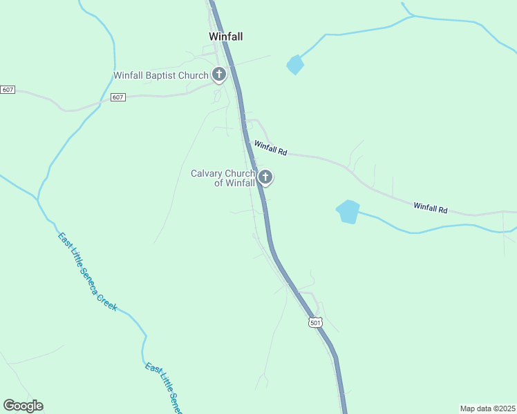 map of restaurants, bars, coffee shops, grocery stores, and more near 4541 Brookneal Highway in Gladys