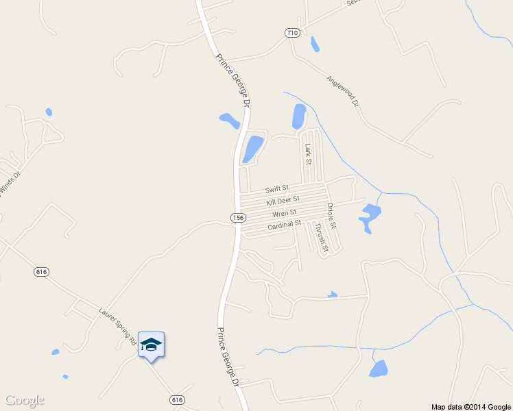 map of restaurants, bars, coffee shops, grocery stores, and more near 311 Kill Deer Street in Prince George