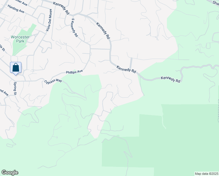 map of restaurants, bars, coffee shops, grocery stores, and more near 16541 Cypress Way in Los Gatos