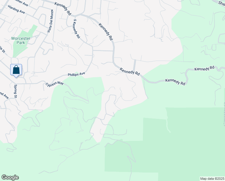 map of restaurants, bars, coffee shops, grocery stores, and more near 16541 Cypress Way in Los Gatos