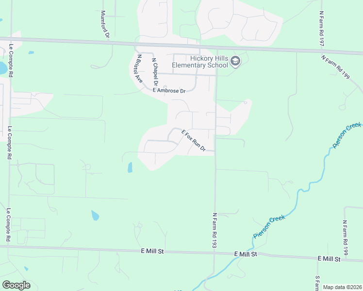 map of restaurants, bars, coffee shops, grocery stores, and more near 4530 East Pearson Meadow Drive in Springfield