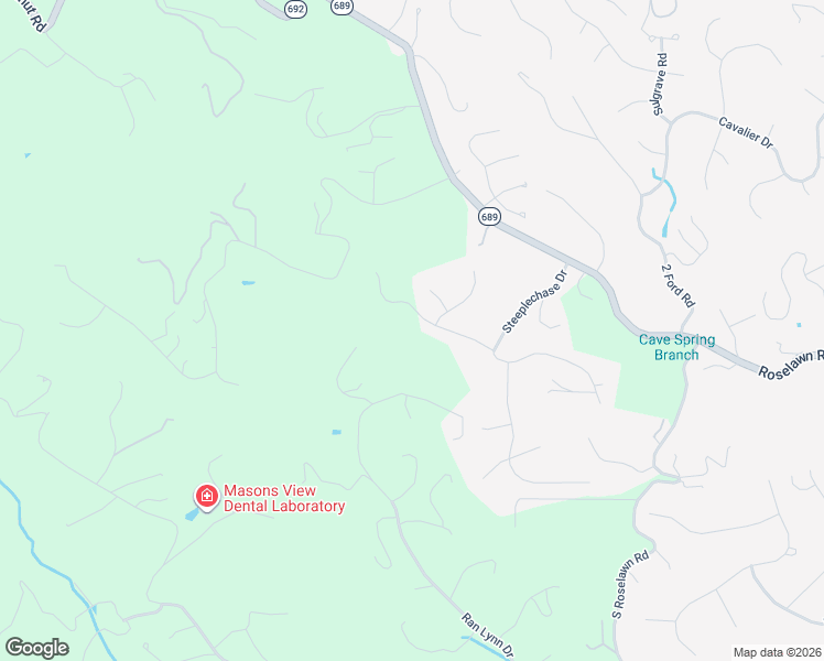 map of restaurants, bars, coffee shops, grocery stores, and more near 6208 Stratford Way in Roanoke