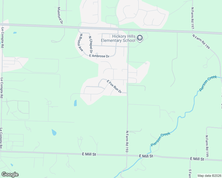 map of restaurants, bars, coffee shops, grocery stores, and more near 4530 East Pearson Meadow Drive in Springfield