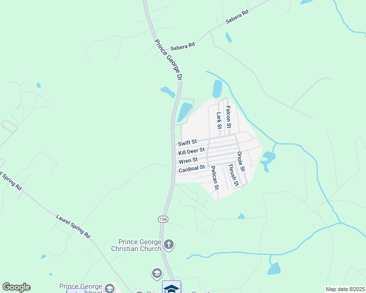 map of restaurants, bars, coffee shops, grocery stores, and more near 311 Kill Deer Street in Prince George
