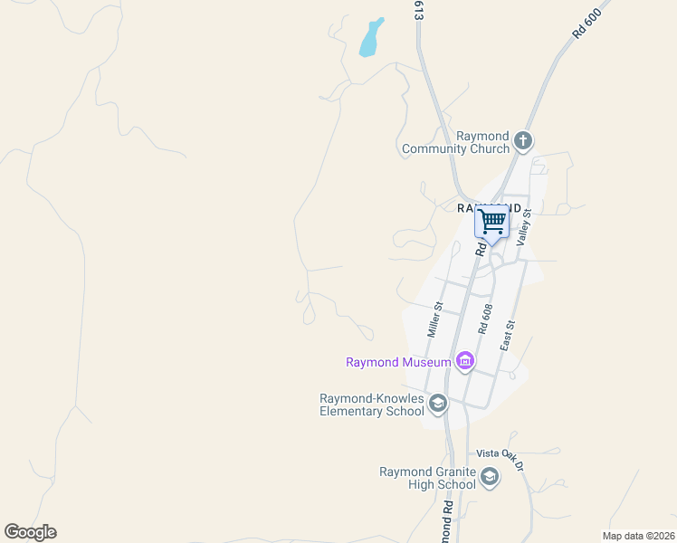 map of restaurants, bars, coffee shops, grocery stores, and more near 32243 Digger Pine Road in Raymond