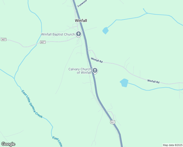 map of restaurants, bars, coffee shops, grocery stores, and more near 4441 Brookneal Highway in Gladys