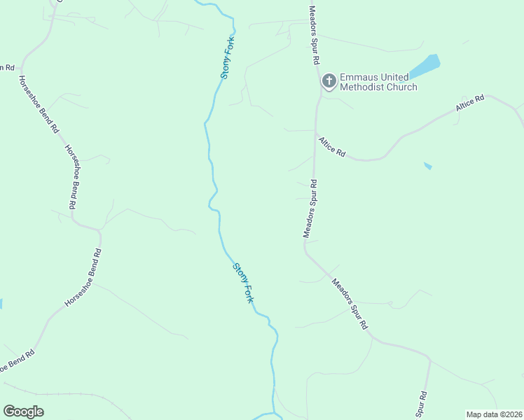 map of restaurants, bars, coffee shops, grocery stores, and more near 2631 Meadors Spur Road in Moneta