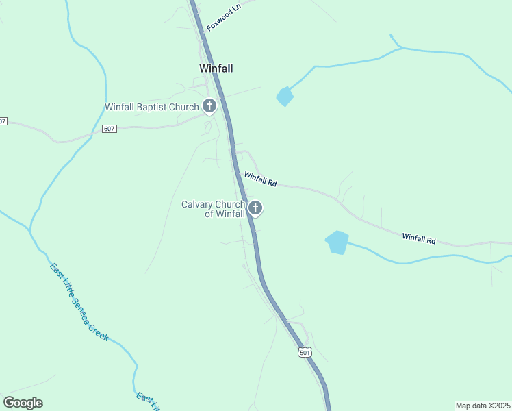 map of restaurants, bars, coffee shops, grocery stores, and more near 4438 Brookneal Highway in Gladys