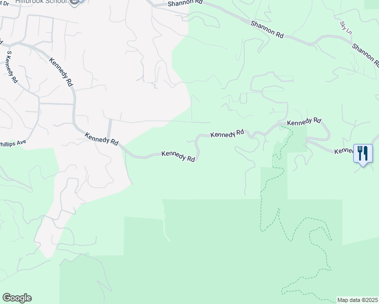 map of restaurants, bars, coffee shops, grocery stores, and more near 15681 Kennedy Road in Los Gatos
