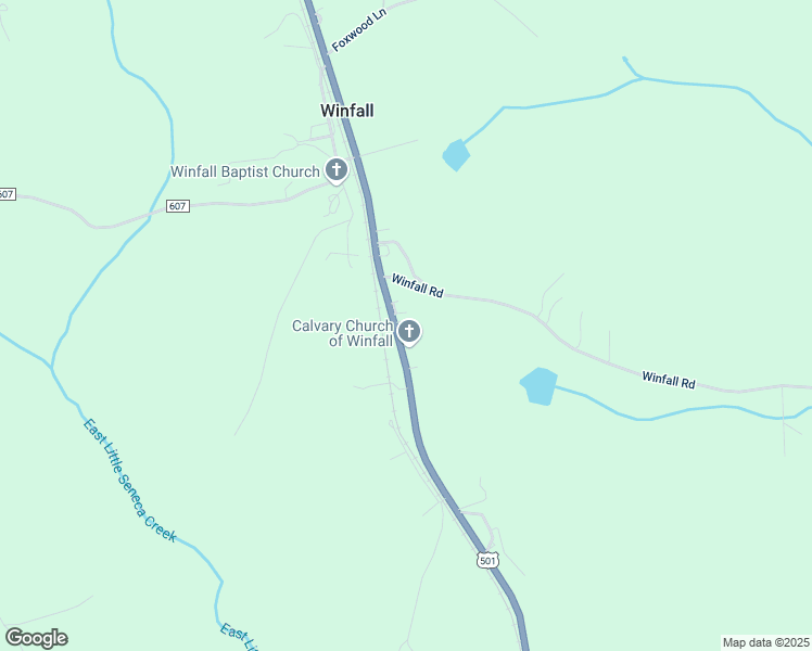 map of restaurants, bars, coffee shops, grocery stores, and more near 4438 Brookneal Highway in Gladys